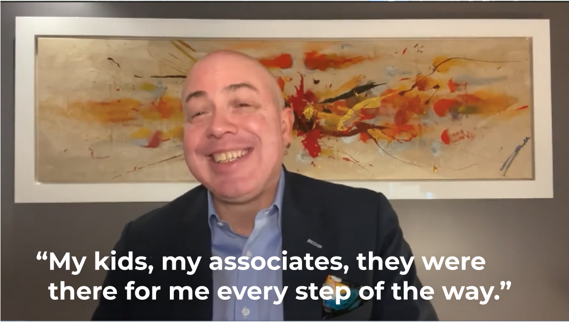  Roberto, a business owner and painter, shares his experience with OPDIVO® (nivolumab) + YERVOY® (ipilimumab) for advanced melanoma.